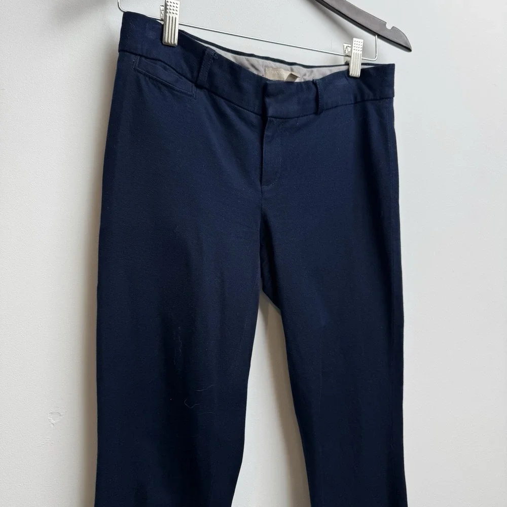 Banana Republic Women's Sloan Dress Pants Navy Blue Size 2‎ Trousers Casual